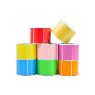 Etiquetas de papel térmico adhesivo